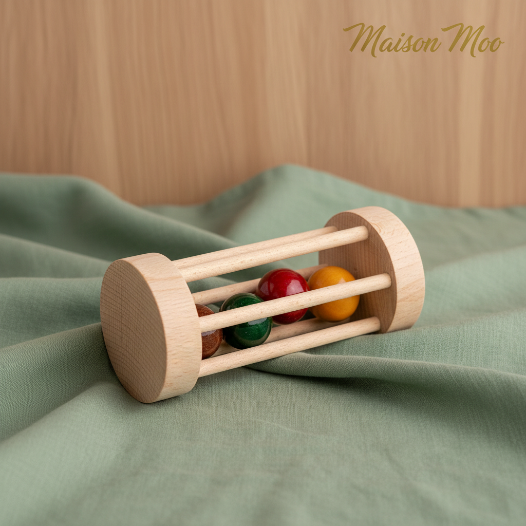 Natural discovery rattle