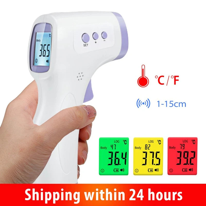 Baby Thermometer Infrared Digital LCD Body Measurement Forehead Ear