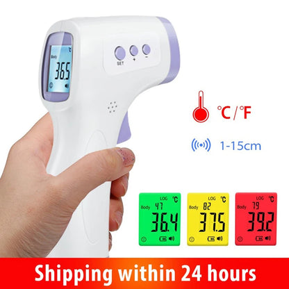 Baby Thermometer Infrared Digital LCD Body Measurement Forehead Ear