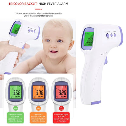 Baby Thermometer Infrared Digital LCD Body Measurement Forehead Ear