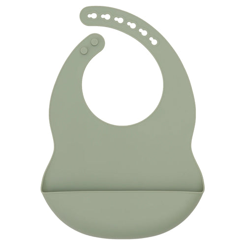 Color Kids 1PCS Silicone Baby Bib Adjustable Waterproof Feeding Bib