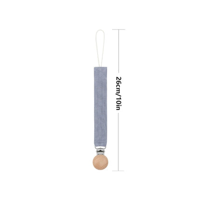 N80C Cotton Cloth Pacifier Clip Baby Teether Toy Hanging Rope Chain