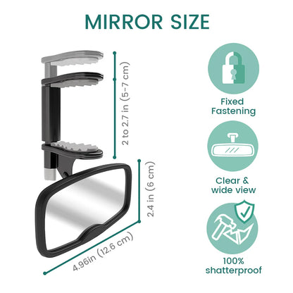 1PC & 2PC Shatterproof & Shakeproof Forward Facing Baby Car Mirror -
