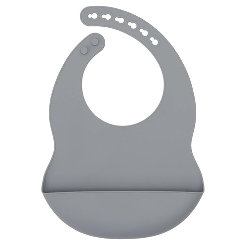 Color Kids 1PCS Silicone Baby Bib Adjustable Waterproof Feeding Bib