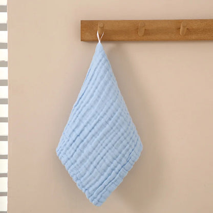 Soft Muslin Baby Washcloths - Gentle Newborn Face Towel for Sensitive