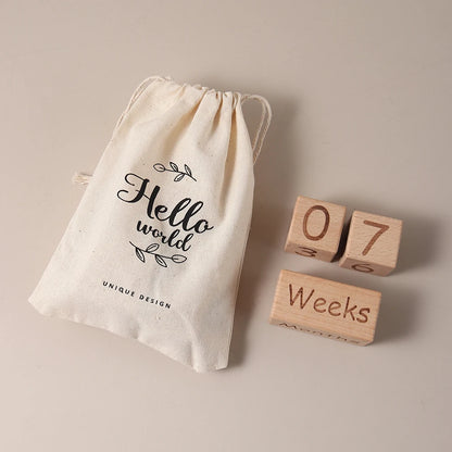 Baby Photo Shoot Essentials – Month & Milestone Cube Props Monthly