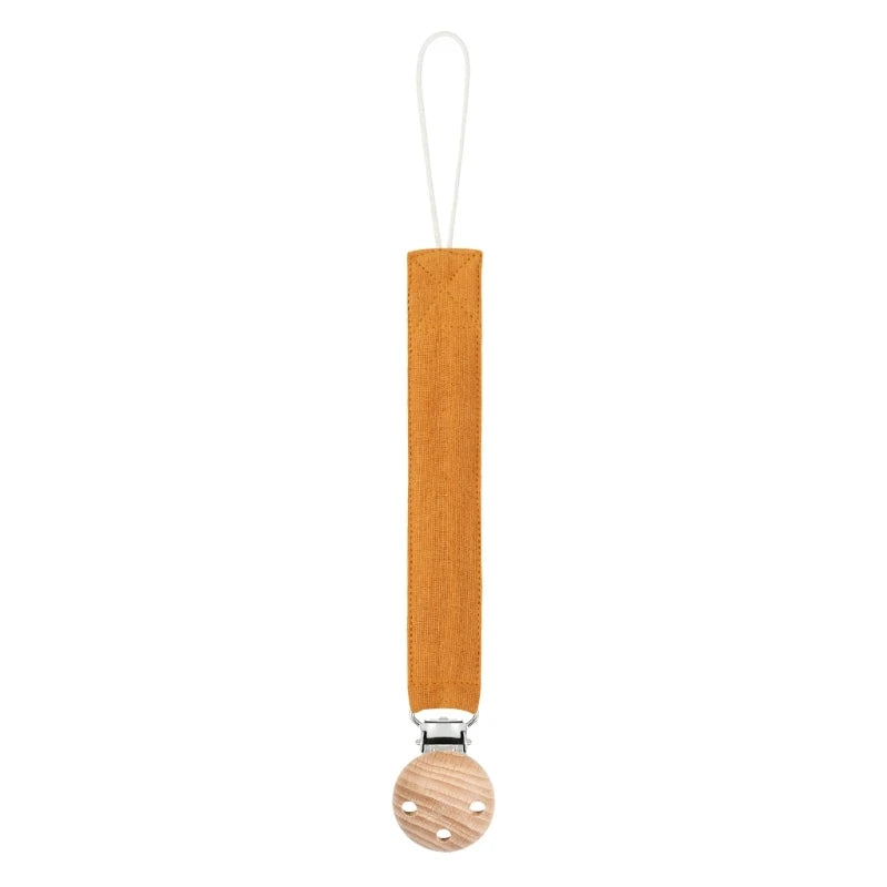 N80C Cotton Cloth Pacifier Clip Baby Teether Toy Hanging Rope Chain