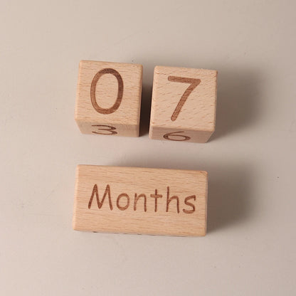 Baby Photo Shoot Essentials – Month & Milestone Cube Props Monthly