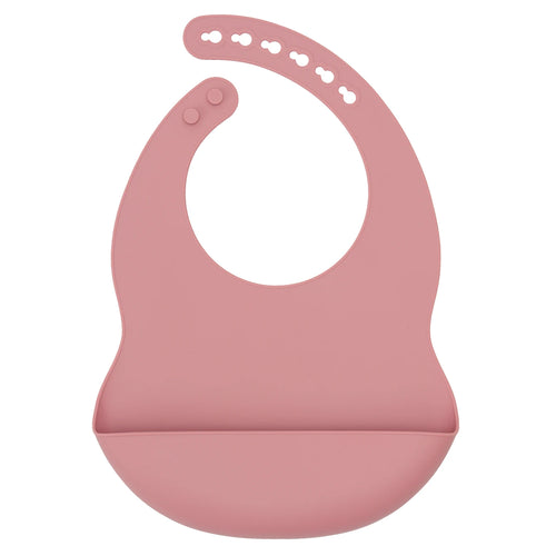 Color Kids 1PCS Silicone Baby Bib Adjustable Waterproof Feeding Bib