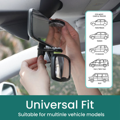 1PC & 2PC Shatterproof & Shakeproof Forward Facing Baby Car Mirror -