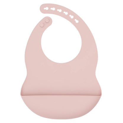 Color Kids 1PCS Silicone Baby Bib Adjustable Waterproof Feeding Bib