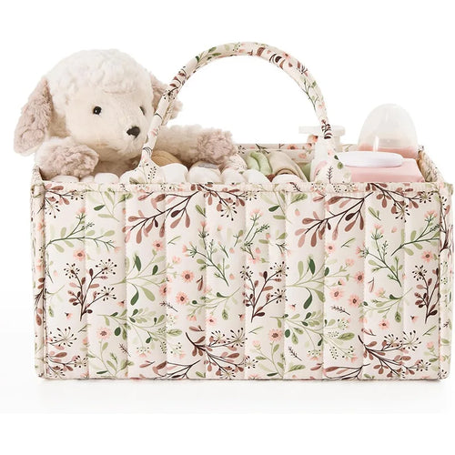 Diaper Caddy Organizer, Stylish Nursery Storage Basket, Gift for Baby