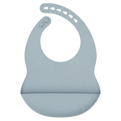 Color Kids 1PCS Silicone Baby Bib Adjustable Waterproof Feeding Bib