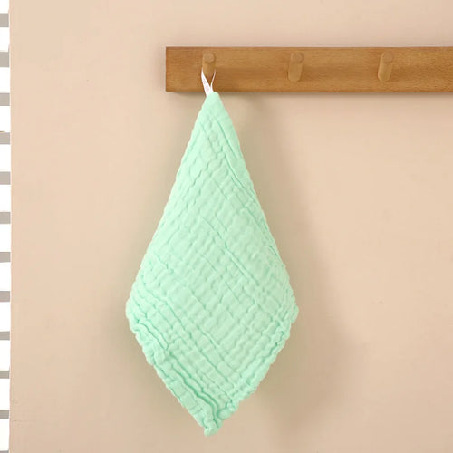 Soft Muslin Baby Washcloths - Gentle Newborn Face Towel for Sensitive