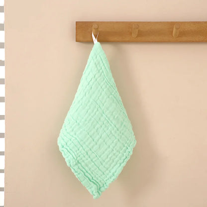 Soft Muslin Baby Washcloths - Gentle Newborn Face Towel for Sensitive
