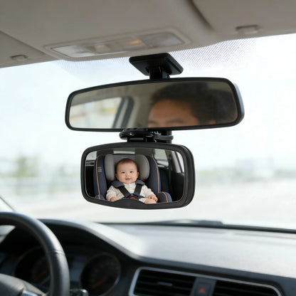 1PC & 2PC Shatterproof & Shakeproof Forward Facing Baby Car Mirror -