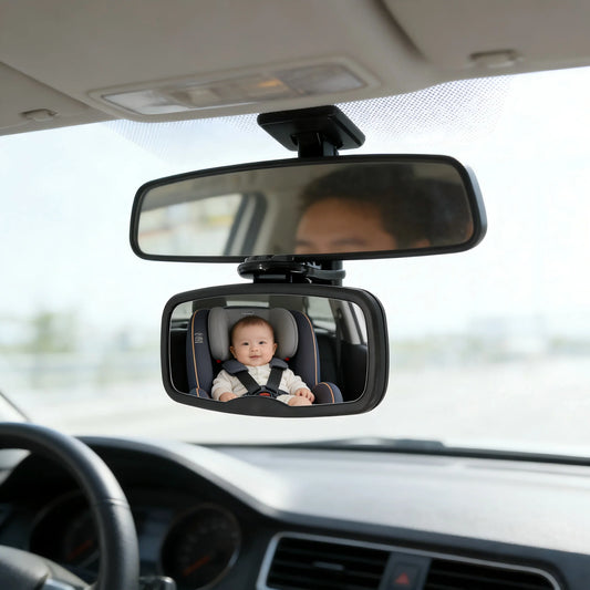 1PC & 2PC Shatterproof & Shakeproof Forward Facing Baby Car Mirror -