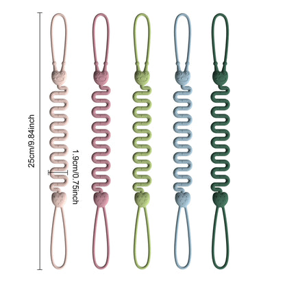 Fashion Baby Silicone Pacifier Chain, 1/4 Pcs Soft Elastic Toy Straps