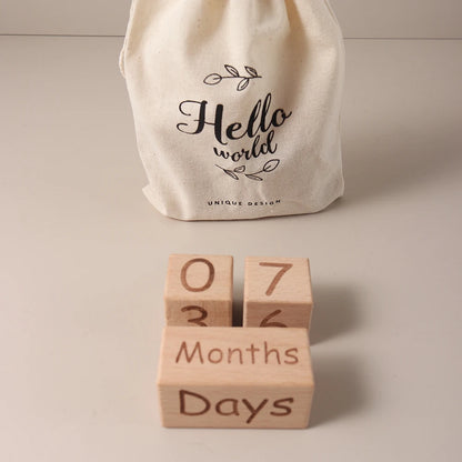Baby Photo Shoot Essentials – Month & Milestone Cube Props Monthly