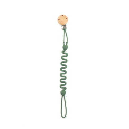 Fashion Baby Silicone Pacifier Chain, 1/4 Pcs Soft Elastic Toy Straps