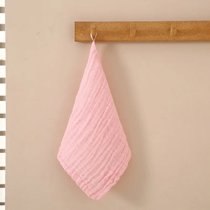 Soft Muslin Baby Washcloths - Gentle Newborn Face Towel for Sensitive