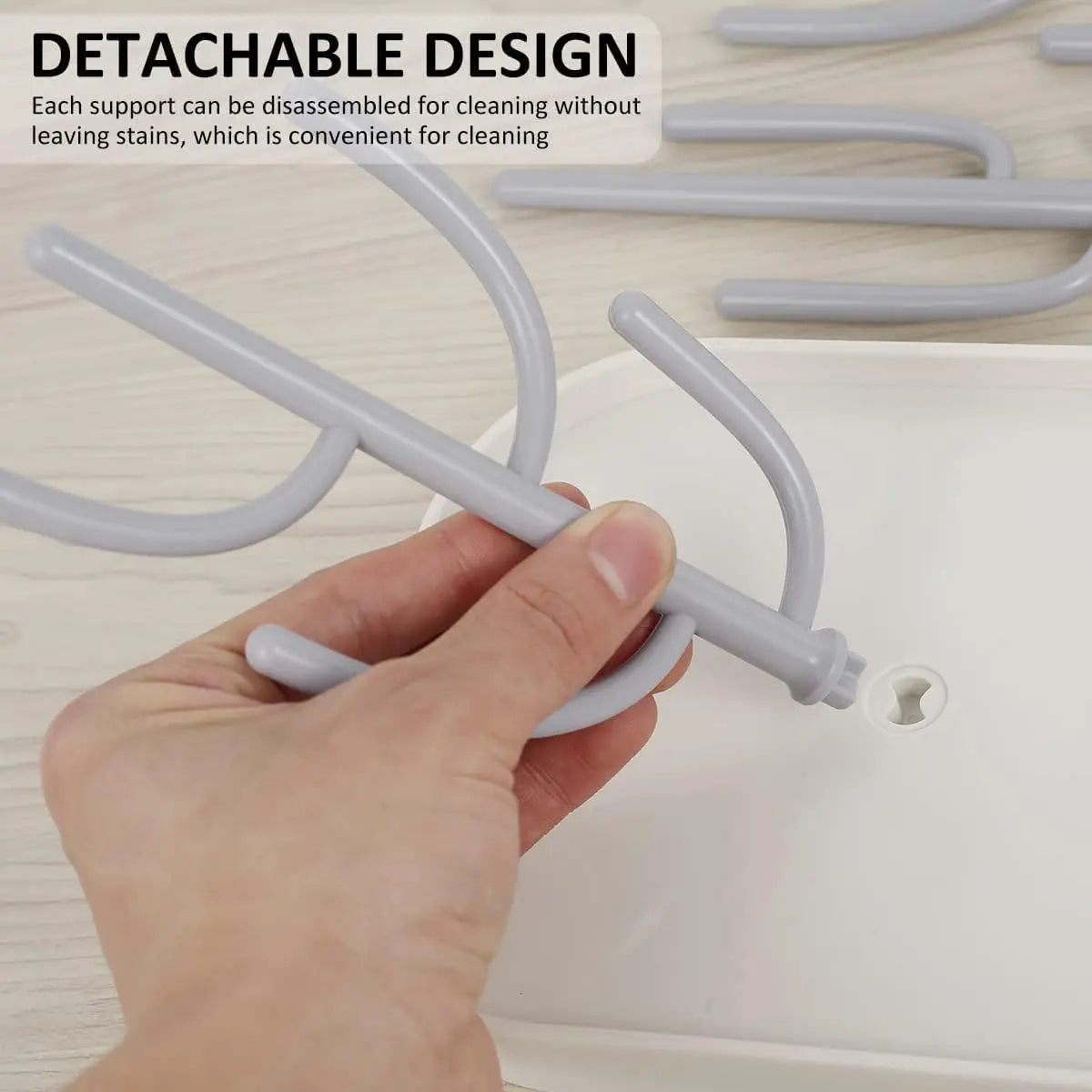 Baby Essentials Bottle Drying Rack for Kitchen Counter,Detachable