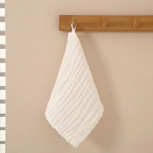 Soft Muslin Baby Washcloths - Gentle Newborn Face Towel for Sensitive