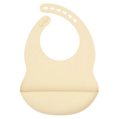 Color Kids 1PCS Silicone Baby Bib Adjustable Waterproof Feeding Bib