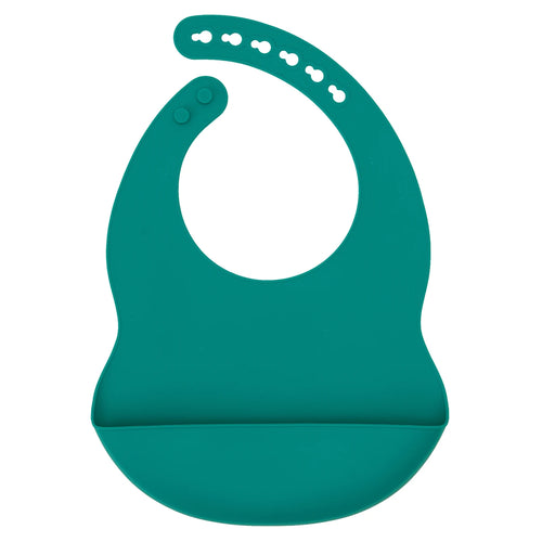 Color Kids 1PCS Silicone Baby Bib Adjustable Waterproof Feeding Bib