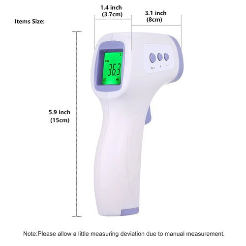 Baby Thermometer Infrared Digital LCD Body Measurement Forehead Ear