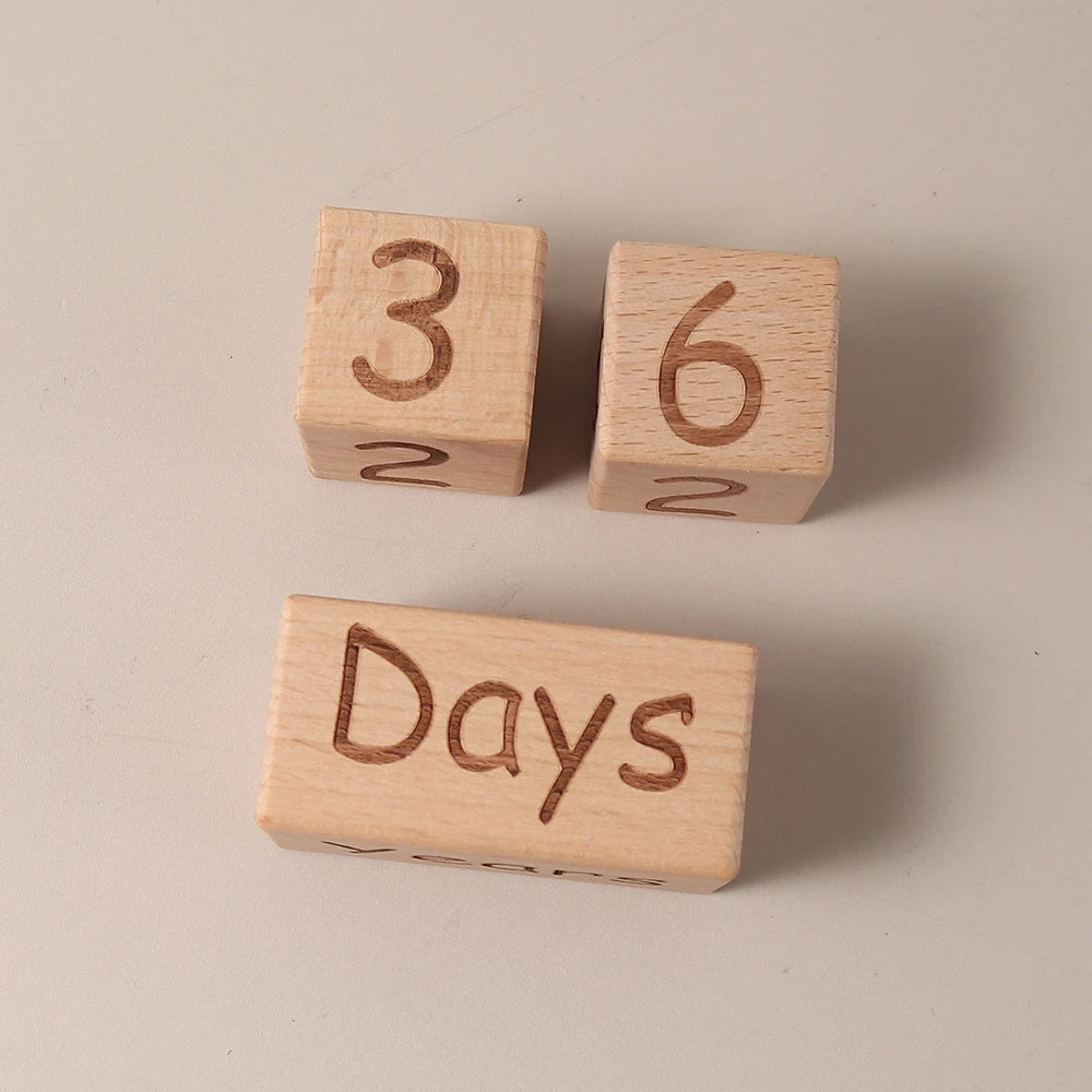 Baby Photo Shoot Essentials – Month & Milestone Cube Props Monthly
