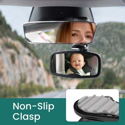 1PC & 2PC Shatterproof & Shakeproof Forward Facing Baby Car Mirror -