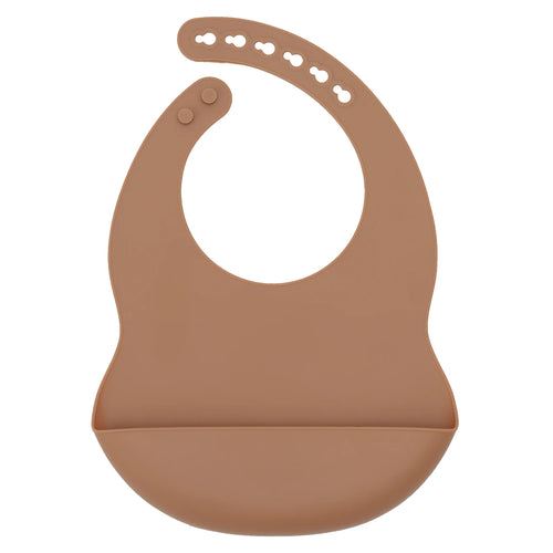 Color Kids 1PCS Silicone Baby Bib Adjustable Waterproof Feeding Bib