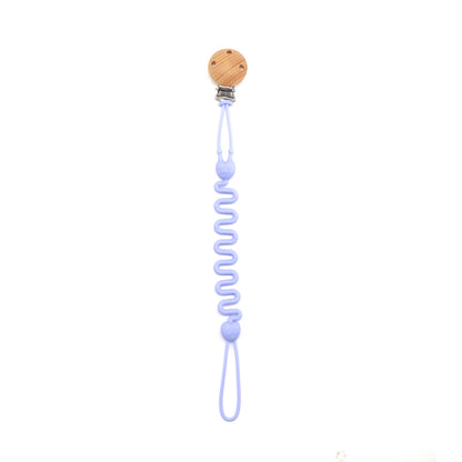 Fashion Baby Silicone Pacifier Chain, 1/4 Pcs Soft Elastic Toy Straps