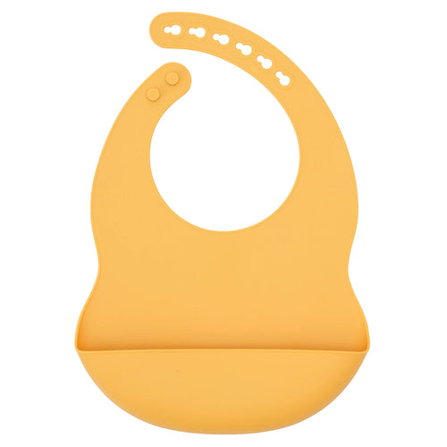 Color Kids 1PCS Silicone Baby Bib Adjustable Waterproof Feeding Bib