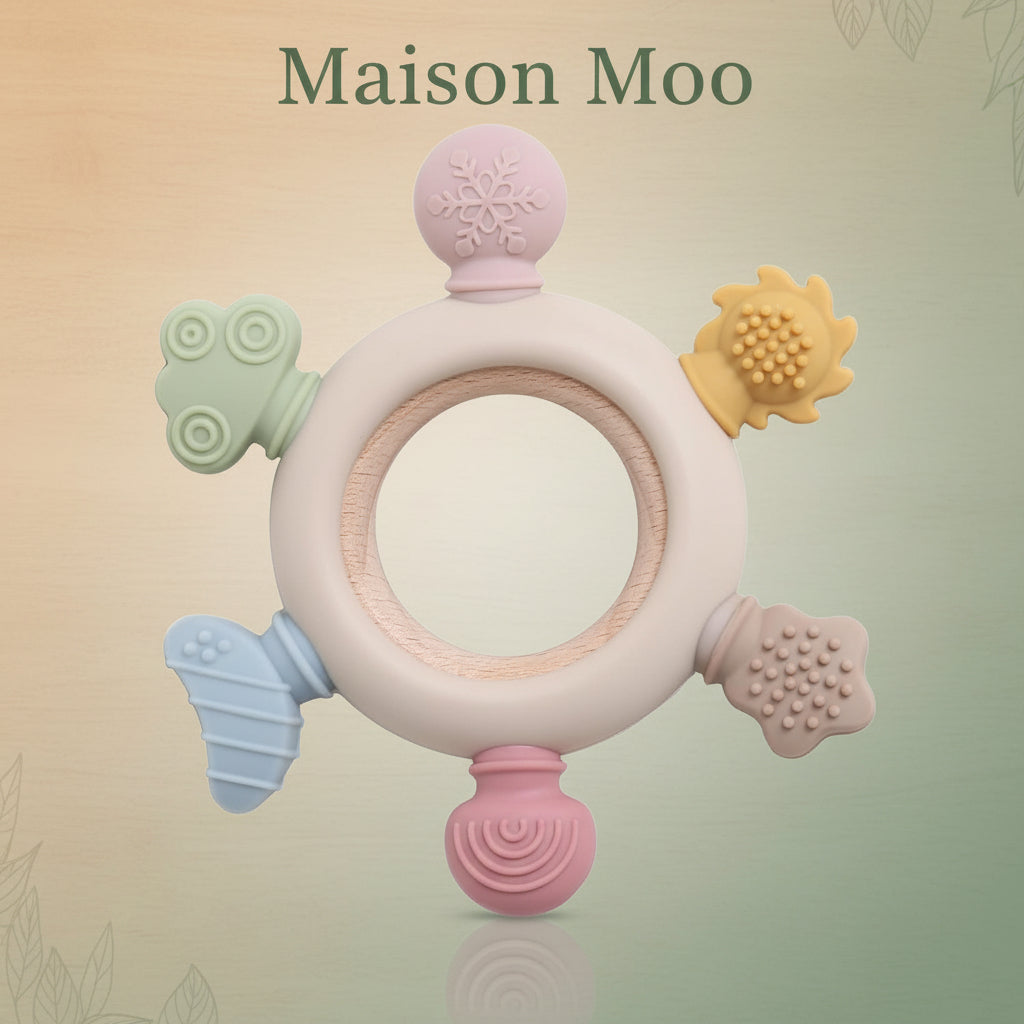 Soft blossom Sensory teether