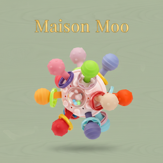 Darling Doll Silicone Baby Ball Sensory Teether BPA Free